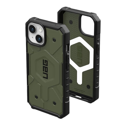 Husa MagSafe pentru Apple iPhone 15 Plus, Urban Armor Gear, Pathfinder, Verde