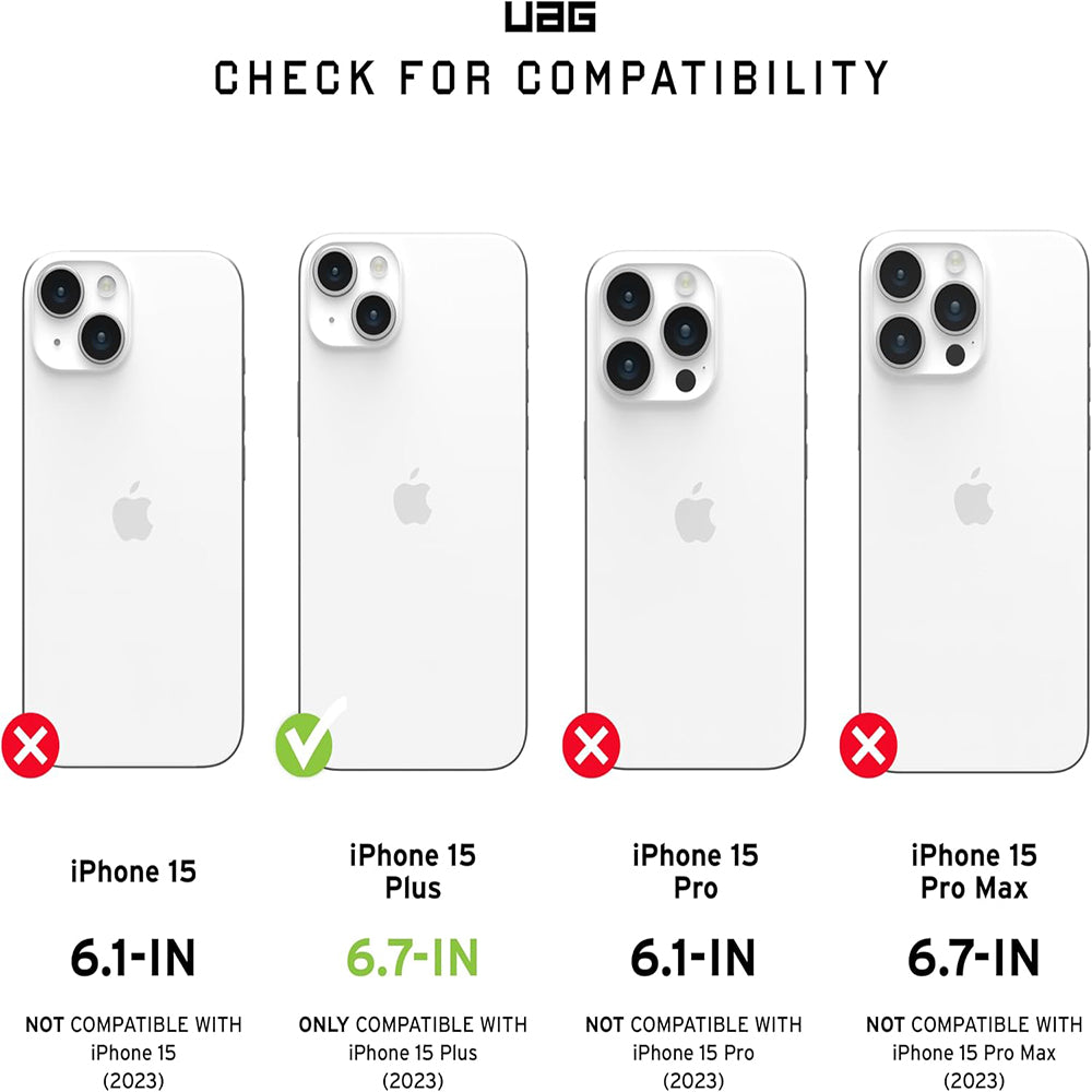 Husa MagSafe pentru Apple iPhone 15 Plus, Urban Armor Gear, Pathfinder, Verde