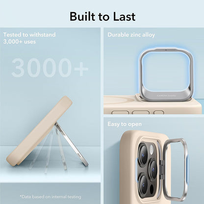Husa MagSafe pentru Apple iPhone 15 Pro, ESR, Cloud Soft Kickstand, Crem