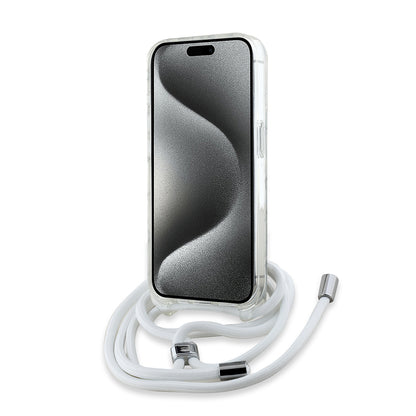 Husa MagSafe pentru Apple iPhone 15 Pro, Karl Lagerfeld, IML Crossbody Karl's Head, Transparenta