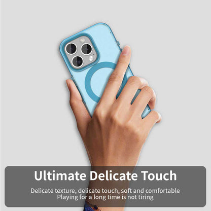 Husa MagSafe pentru Apple iPhone 15 Pro Max, Techsuit, CandyCase, Albastra