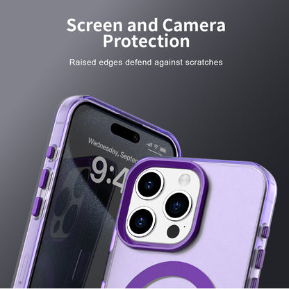 Husa MagSafe pentru Apple iPhone 15 Pro Max, Techsuit, CandyCase, Mov