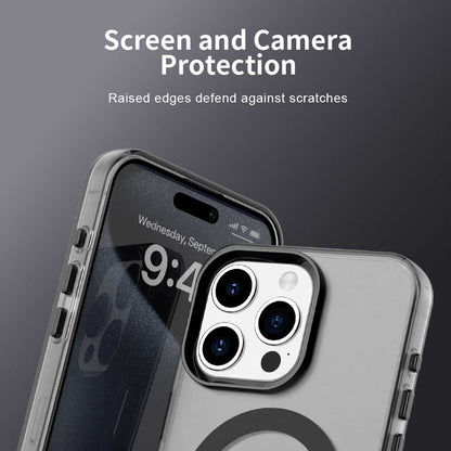 Husa MagSafe pentru Apple iPhone 15 Pro Max, Techsuit, CandyCase, Neagra