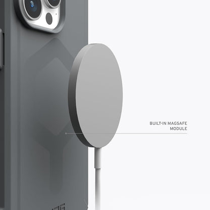 Husa MagSafe pentru Apple iPhone 15 Pro Max, Urban Armor Gear, Essential Armor, Argintie