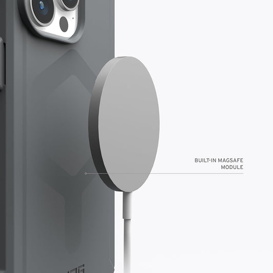 Husa MagSafe pentru Apple iPhone 15 Pro Max, Urban Armor Gear, Essential Armor, Argintie