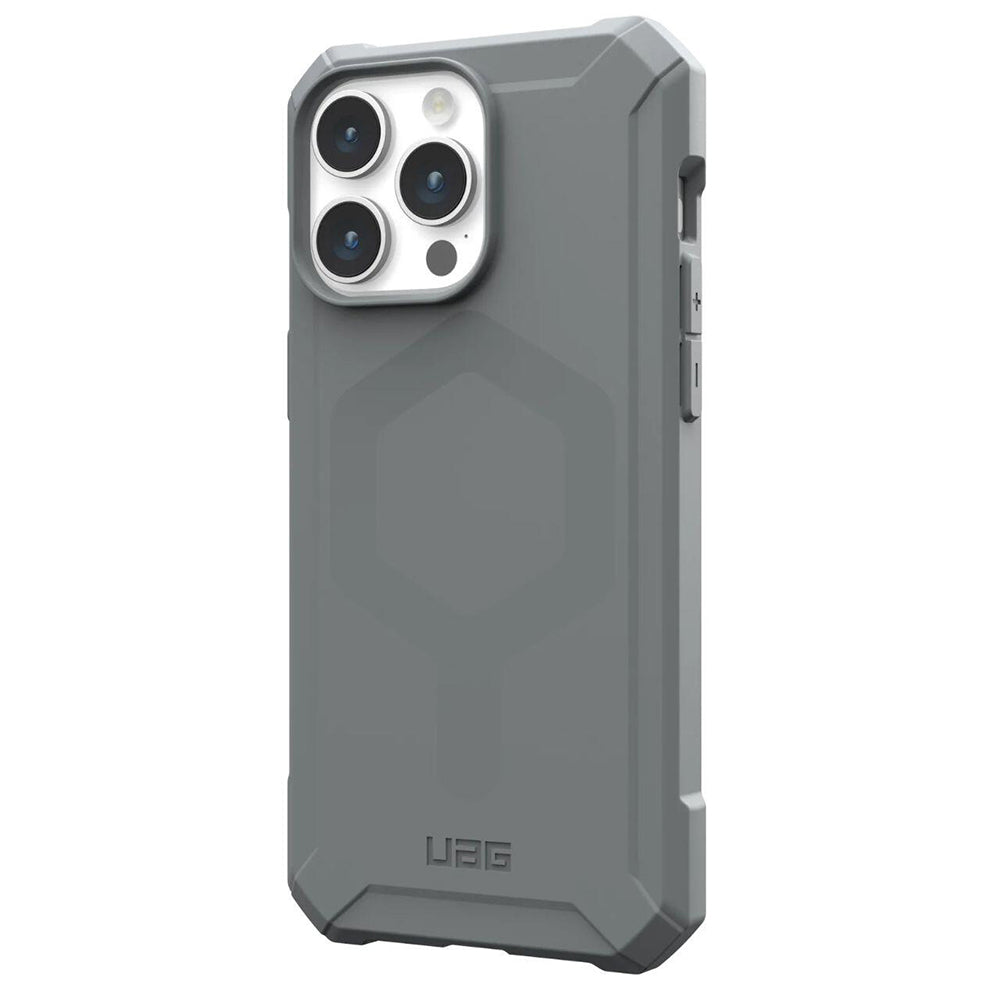 Husa MagSafe pentru Apple iPhone 15 Pro Max, Urban Armor Gear, Essential Armor, Argintie