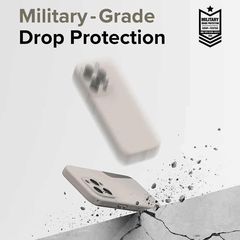 Husa MagSafe pentru Apple iPhone 15 Pro, Ringke, Silicone, Verde Lime