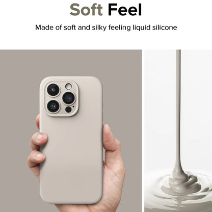 Husa MagSafe pentru Apple iPhone 15 Pro, Ringke, Silicone, Verde Lime