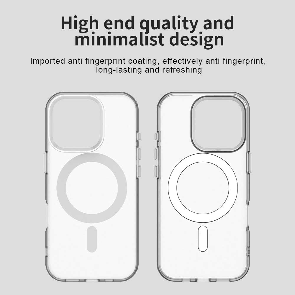 Husa MagSafe pentru Apple iPhone 15 Pro, Techsuit, CandyCase, Alba