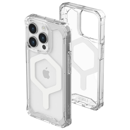 Husa MagSafe pentru Apple iPhone 15 Pro, Urban Armor Gear, Plyo, Alba