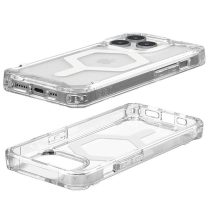 Husa MagSafe pentru Apple iPhone 15 Pro, Urban Armor Gear, Plyo, Alba
