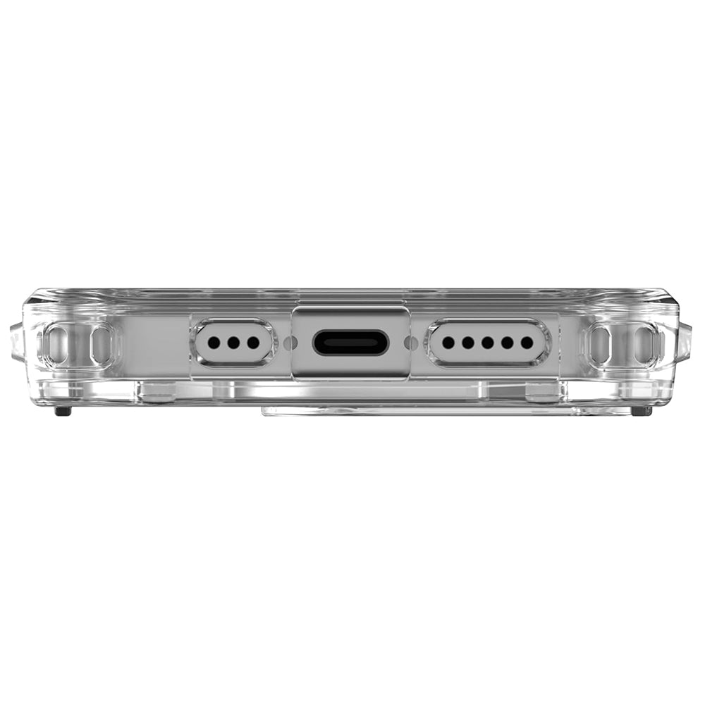 Husa MagSafe pentru Apple iPhone 15 Pro, Urban Armor Gear, Plyo, Alba