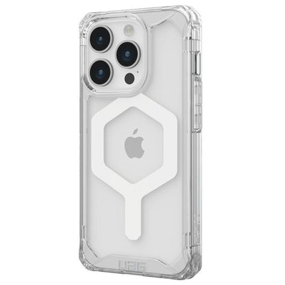 Husa MagSafe pentru Apple iPhone 15 Pro, Urban Armor Gear, Plyo, Alba
