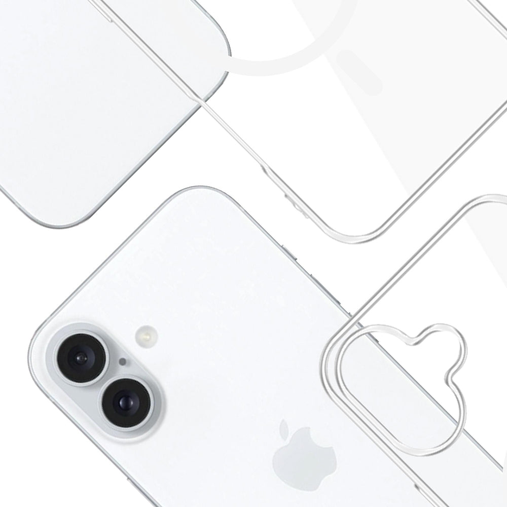 Husa MagSafe pentru Apple iPhone 16, 3MK, Clear MagCase, Transparenta