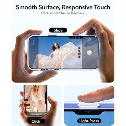 Husa MagSafe pentru Apple iPhone 16, ESR, Classic Hybrid Kickstand Slide, Transparenta