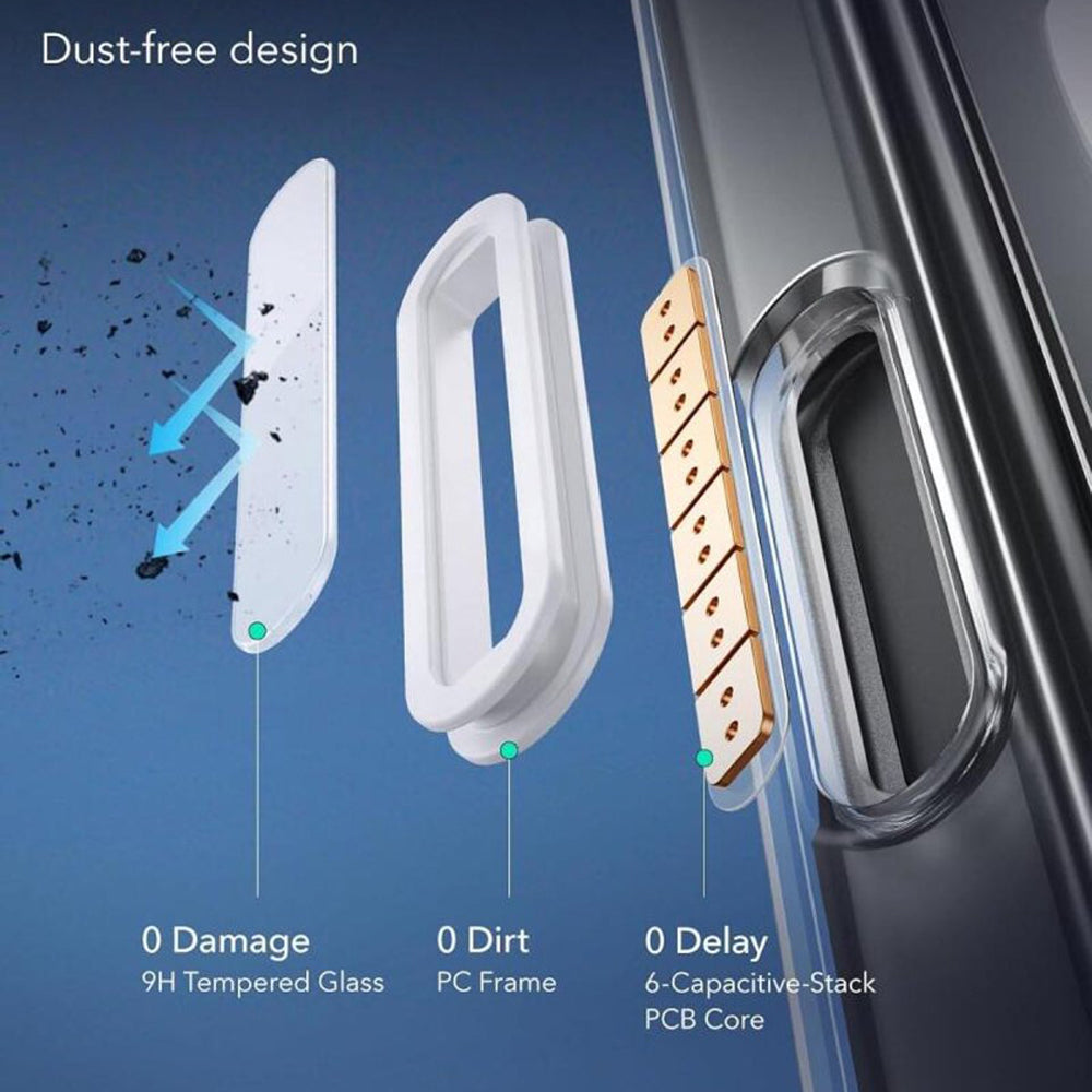 Husa MagSafe pentru Apple iPhone 16, ESR, Classic Hybrid Slide, Transparenta