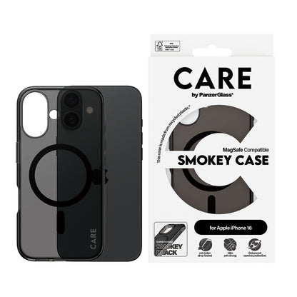 Husa MagSafe pentru Apple iPhone 16, PanzerGlass, Care Urban Combat, Neagra