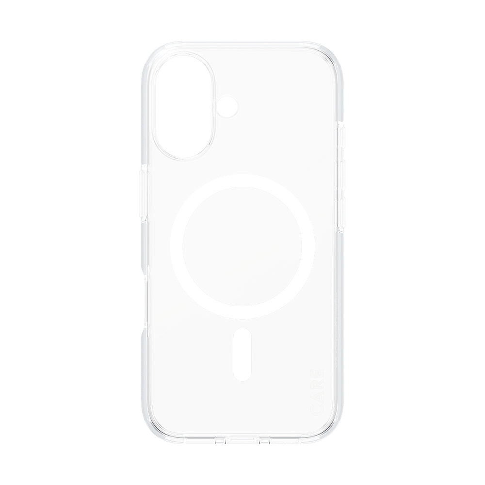Husa MagSafe pentru Apple iPhone 16, PanzerGlass, Care Urban Combat, Transparenta Alba