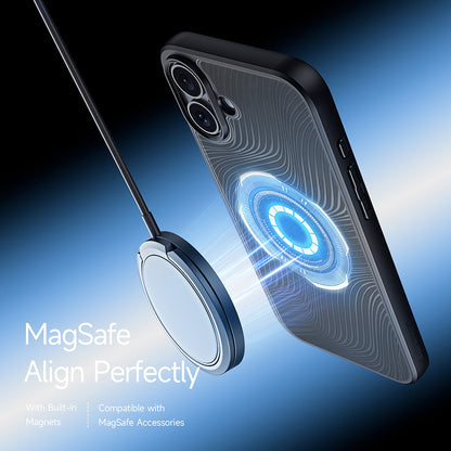 Husa MagSafe pentru Apple iPhone 16 Plus, DUX DUCIS, Aimo, Neagra