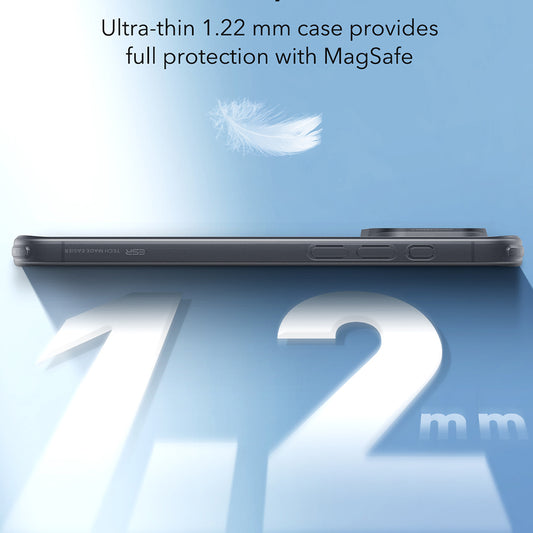 Husa MagSafe pentru Apple iPhone 16 Plus, ESR, Zero, Neagra Satinata