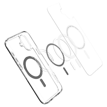 Husa MagSafe pentru Apple iPhone 16 Plus, Spigen, Ultra Hybrid, Neagra