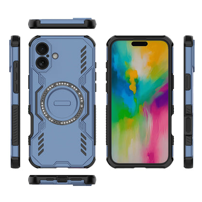 Husa MagSafe pentru Apple iPhone 16 Plus, Techsuit, ArmorMag, Albastra