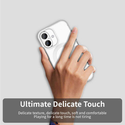 Husa MagSafe pentru Apple iPhone 16 Plus, Techsuit, CandyCase, Alba