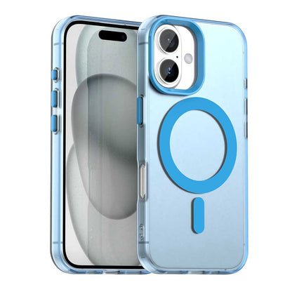 Husa MagSafe pentru Apple iPhone 16 Plus, Techsuit, CandyCase, Albastra