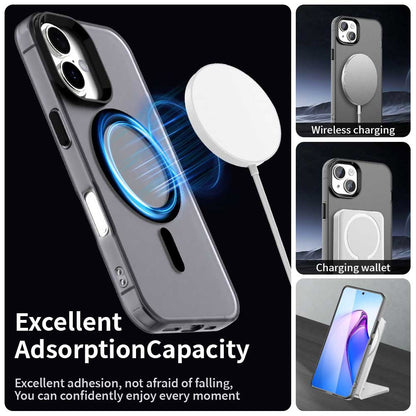 Husa MagSafe pentru Apple iPhone 16 Plus, Techsuit, CandyCase, Neagra