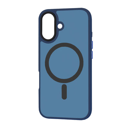 Husa MagSafe pentru Apple iPhone 16 Plus, Techsuit, HaloFrost, Bleumarin