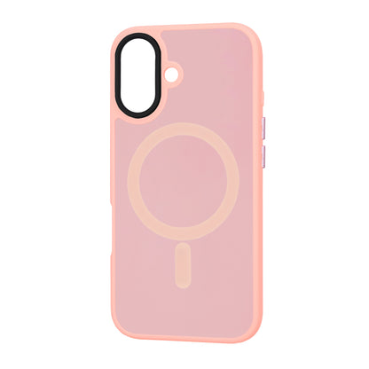 Husa MagSafe pentru Apple iPhone 16 Plus, Techsuit, HaloFrost, Roz