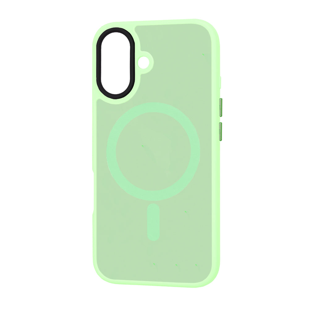 Husa MagSafe pentru Apple iPhone 16 Plus, Techsuit, HaloFrost, Verde Deschis
