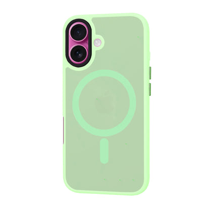 Husa MagSafe pentru Apple iPhone 16 Plus, Techsuit, HaloFrost, Verde Deschis