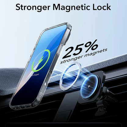 Husa MagSafe pentru Apple iPhone 16 Pro, ESR, Classic Hybrid Kickstand, Neagra Satinata