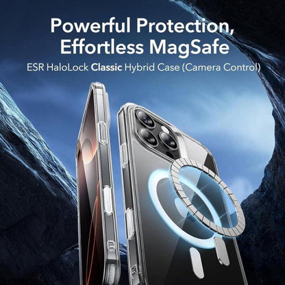 Husa MagSafe pentru Apple iPhone 16 Pro, ESR, Classic Hybrid Slide, Transparenta