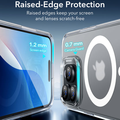 Husa MagSafe pentru Apple iPhone 16 Pro, ESR, Classic Hybrid, Transparenta Satinata
