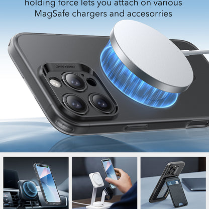 Husa MagSafe pentru Apple iPhone 16 Pro, ESR, Zero, Neagra Satinata