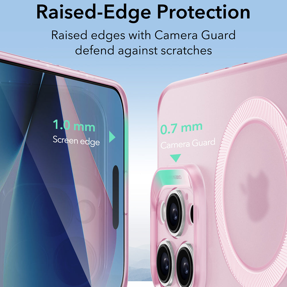 Husa MagSafe pentru Apple iPhone 16 Pro, ESR, Zero, Roz Satinata