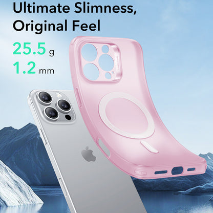 Husa MagSafe pentru Apple iPhone 16 Pro, ESR, Zero, Roz Satinata
