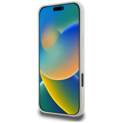 Husa MagSafe pentru Apple iPhone 16 Pro, Karl Lagerfeld, Silicone Karl & Choupette's Heads, Bej