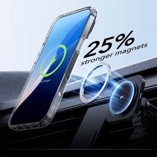 Husa MagSafe pentru Apple iPhone 16 Pro Max, ESR, Classic Hybrid Kickstand with Screen Protector, Transparenta