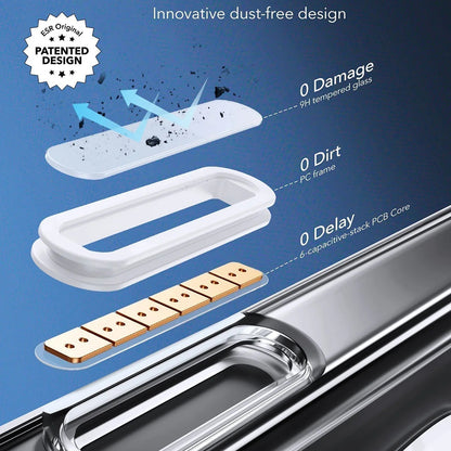 Husa MagSafe pentru Apple iPhone 16 Pro Max, ESR, Classic Hybrid Slide, Neagra Satinata