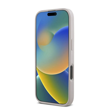 Husa MagSafe pentru Apple iPhone 16 Pro Max, Guess, 4G Classic, Roz