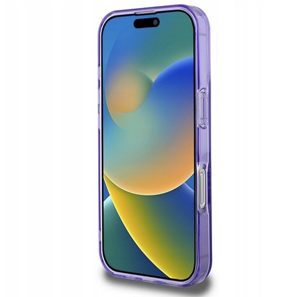 Husa MagSafe pentru Apple iPhone 16 Pro Max, Guess, IML Flowers Wreath, Mov