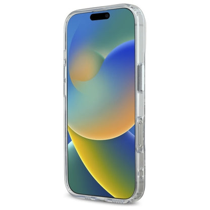 Husa MagSafe pentru Apple iPhone 16 Pro Max, Karl Lagerfeld, IML Monogram Karl & Choupette's Heads, Transparenta