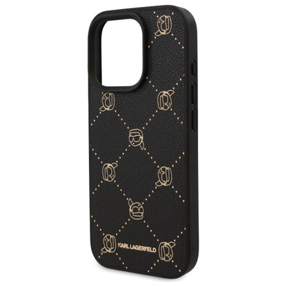 Husa MagSafe pentru Apple iPhone 16 Pro Max, Karl Lagerfeld, Karl's Head, Neagra
