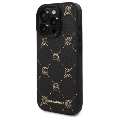 Husa MagSafe pentru Apple iPhone 16 Pro Max, Karl Lagerfeld, Karl's Head, Neagra