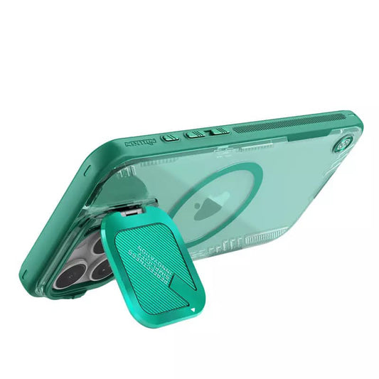 Husa MagSafe pentru Apple iPhone 16 Pro Max, Nillkin, Iceblade Prop (w/o Camera Cutout), Verde