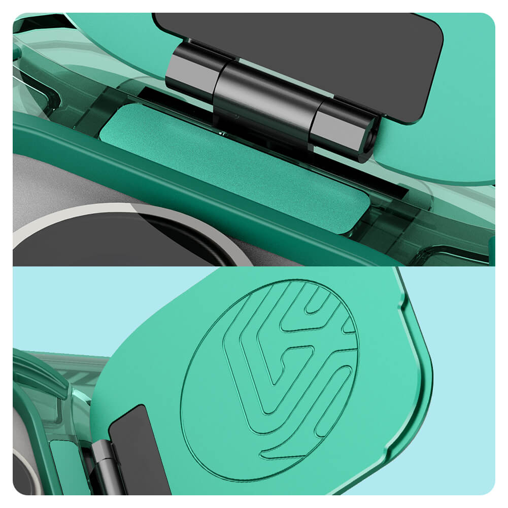 Husa MagSafe pentru Apple iPhone 16 Pro Max, Nillkin, Iceblade Prop (w/o Camera Cutout), Verde