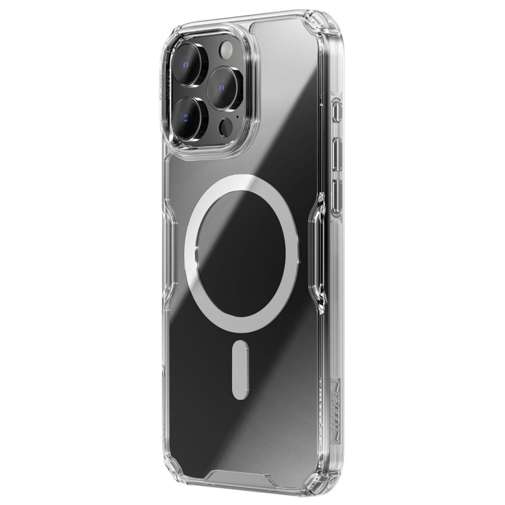 Husa MagSafe pentru Apple iPhone 16 Pro Max, Nillkin, Nature Pro, Transparenta